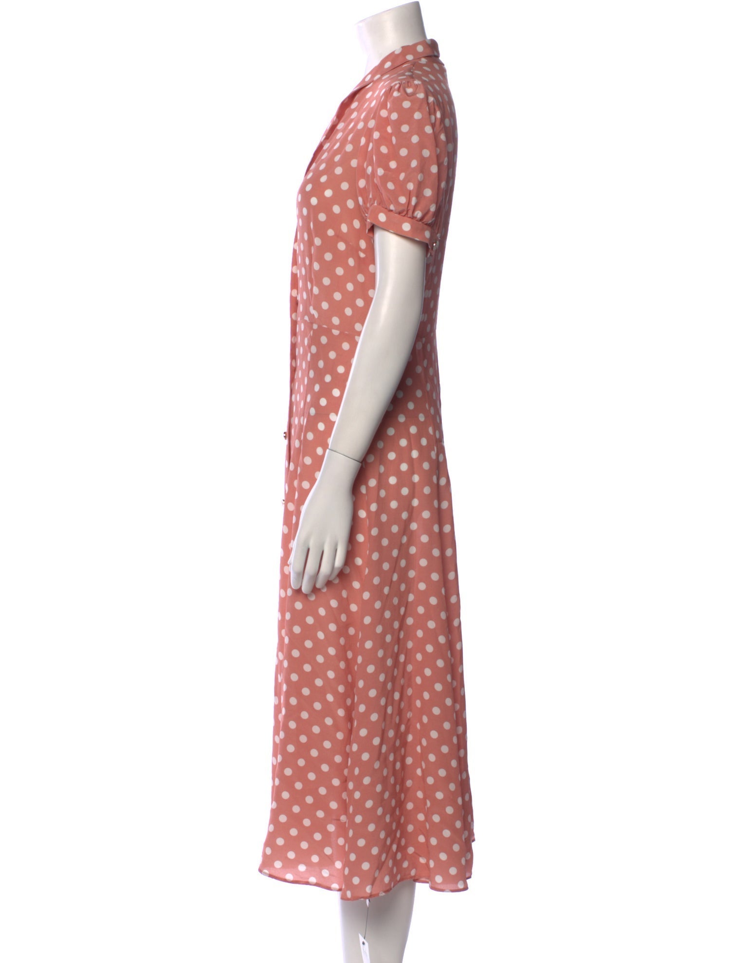 Caroline Constas Silk Midi Length Dress