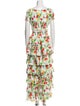 Caroline Constas Printed Skirt Set