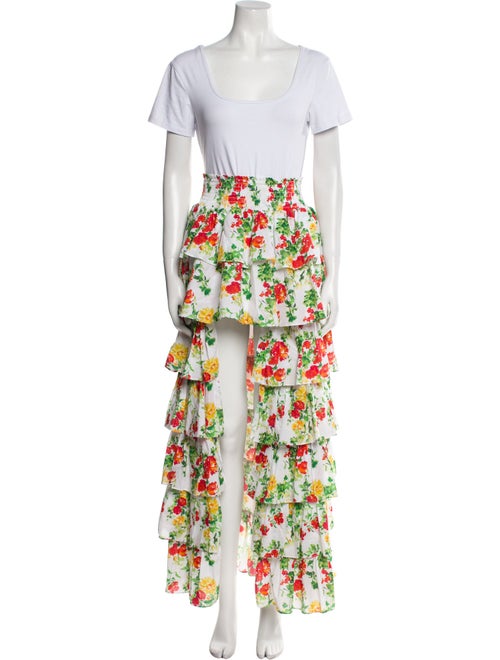 Caroline Constas Printed Skirt Set