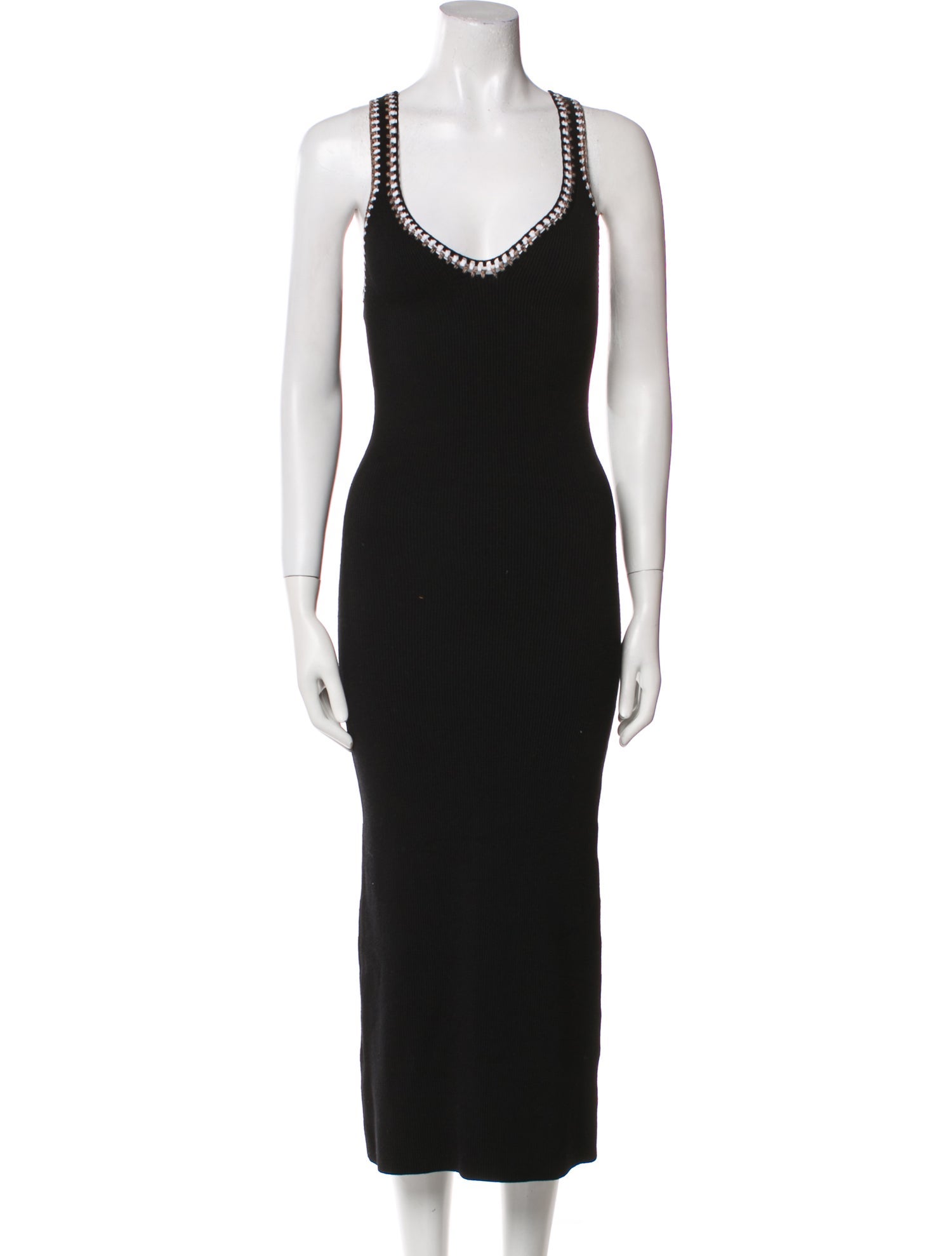 Caroline Constas Scoop Neck Long Dress