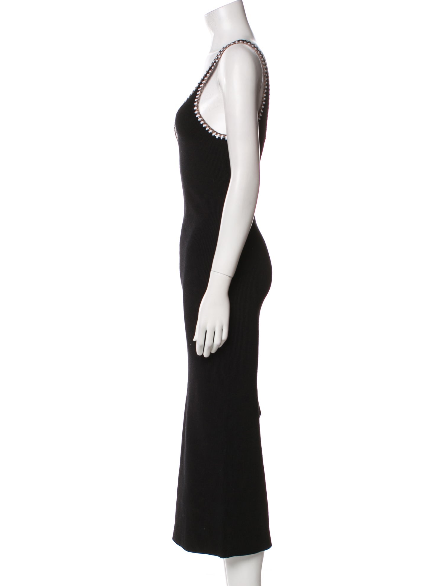 Caroline Constas Scoop Neck Long Dress