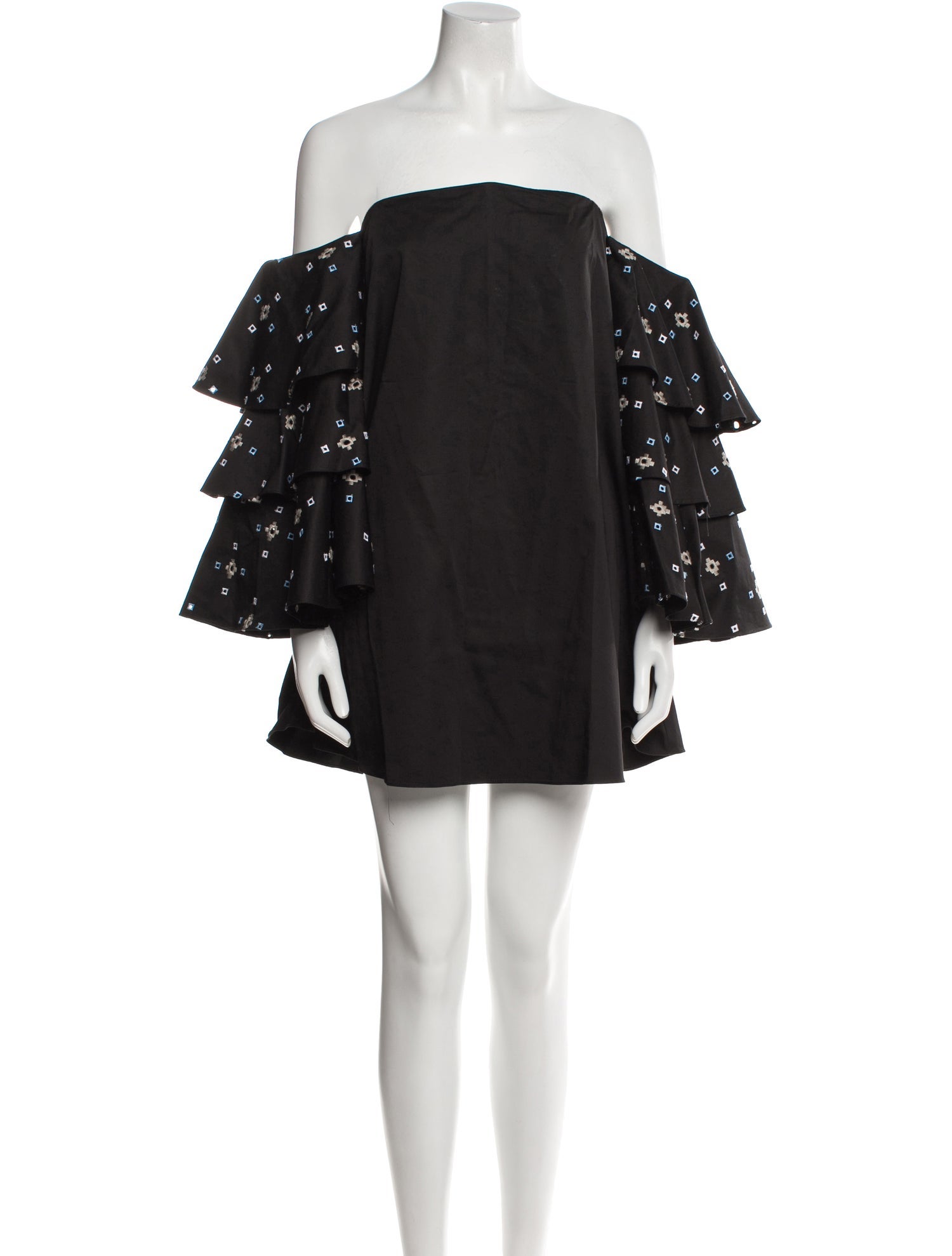 Caroline Constas Strapless Mini Dress