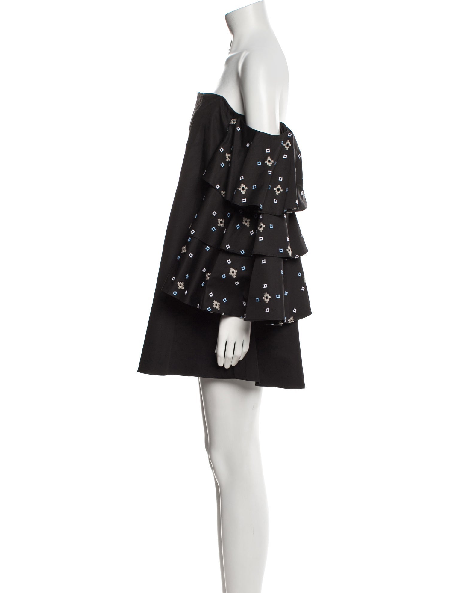 Caroline Constas Strapless Mini Dress