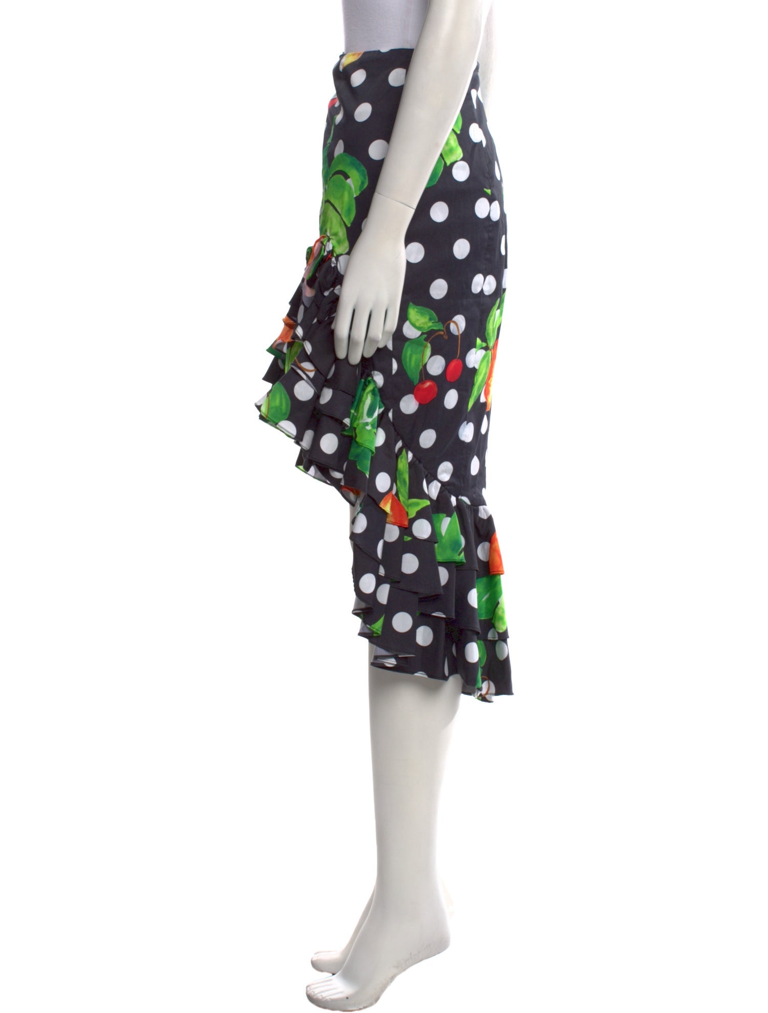 Caroline Constas Printed Knee-Length Skirt