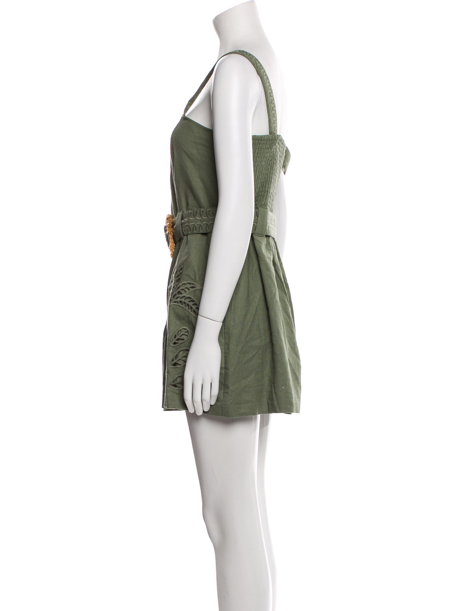 Caroline Constas Square Neckline Romper