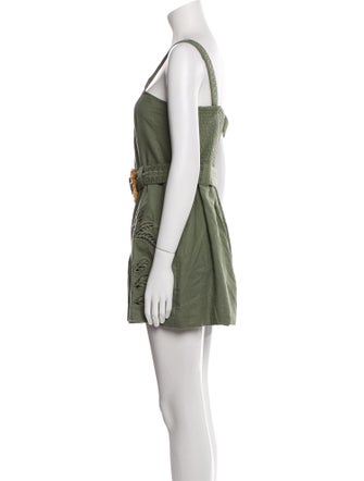 Caroline Constas Square Neckline Romper