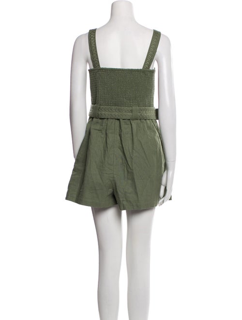 Caroline Constas Square Neckline Romper