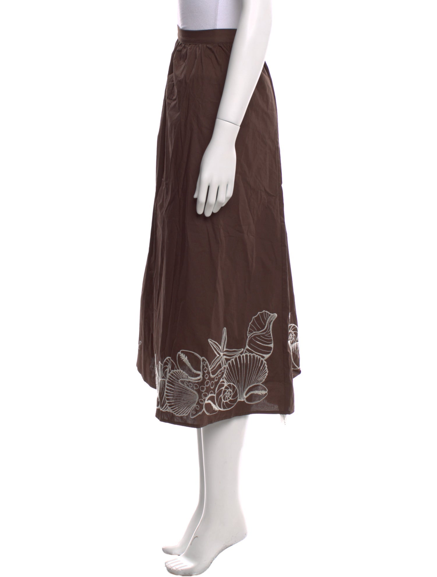 Caroline Constas Midi Length Skirt