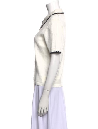 Caroline Constas Short Sleeve Polo