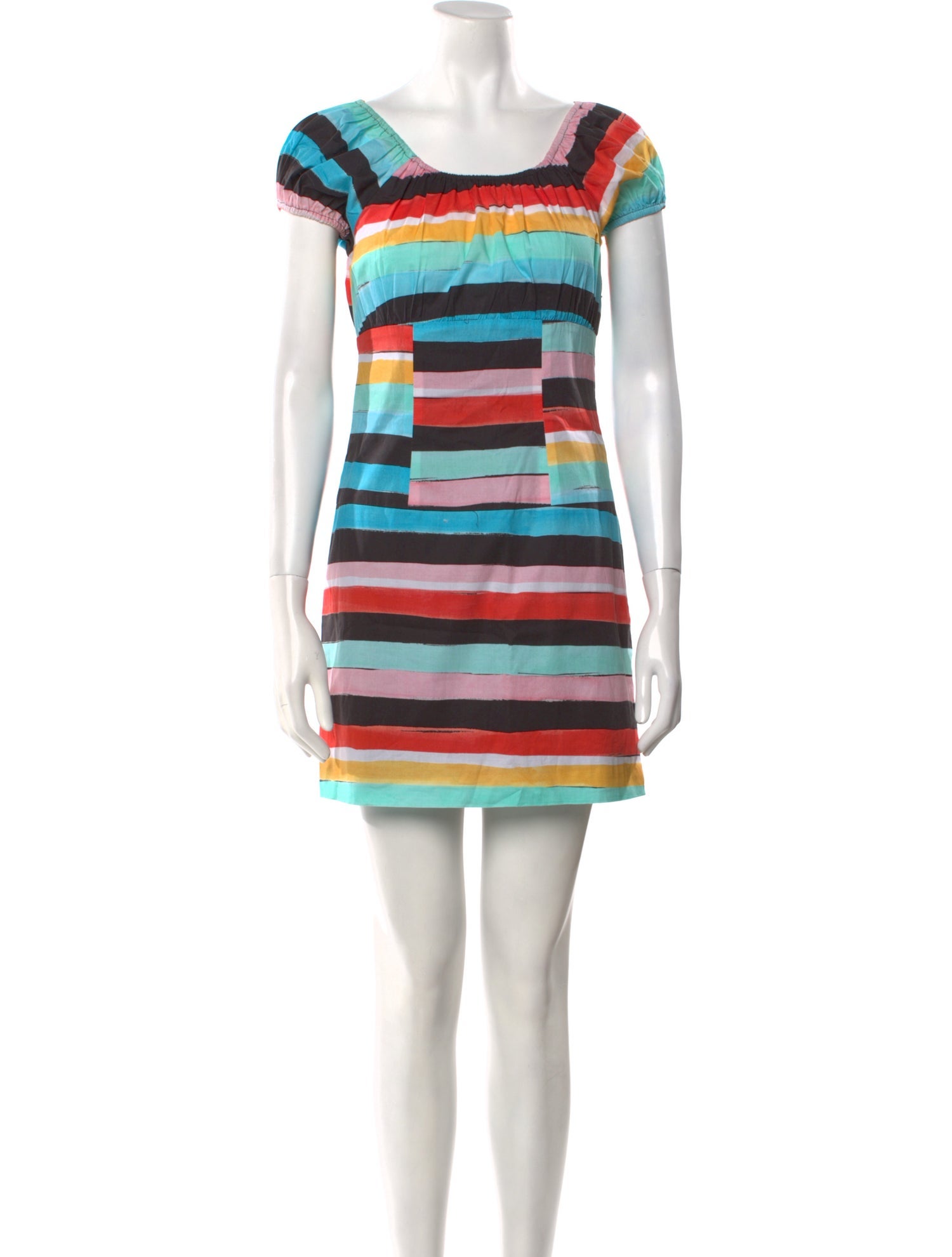 Caroline Constas Striped Mini Dress
