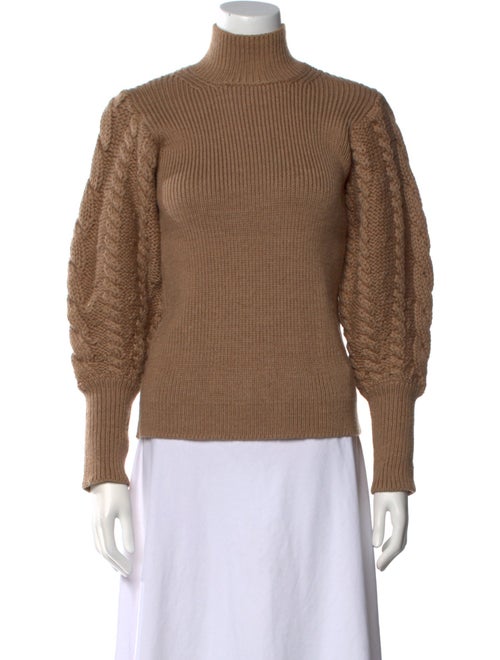 Caroline Constas Merino Wool Turtleneck Sweater