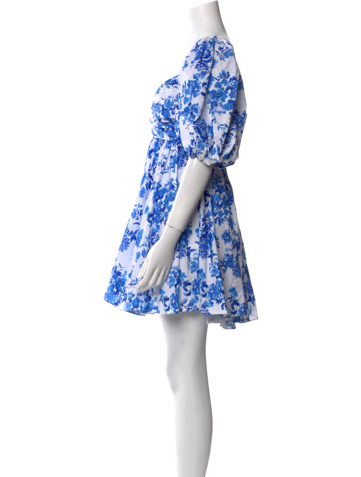 Caroline Constas Floral Print Mini Dress