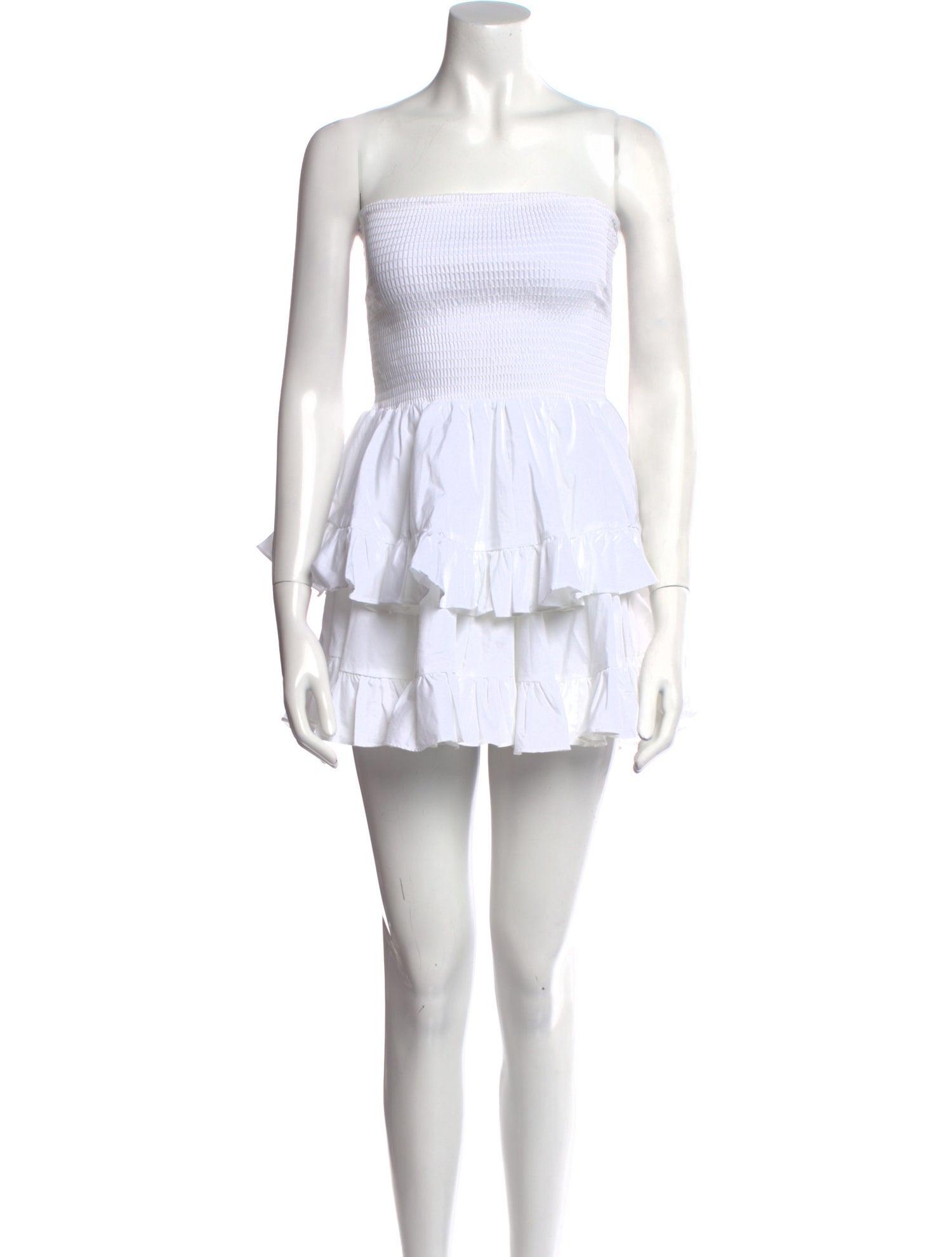 Caroline Constas Strapless Mini Dress