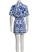 Caroline Constas Printed Romper
