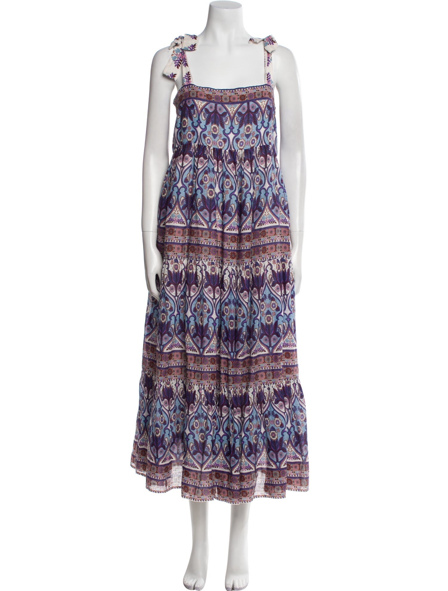Caroline Constas Printed Long Dress