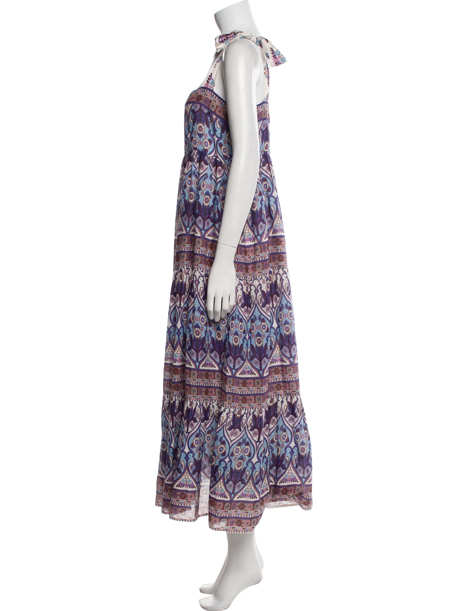 Caroline Constas Printed Long Dress
