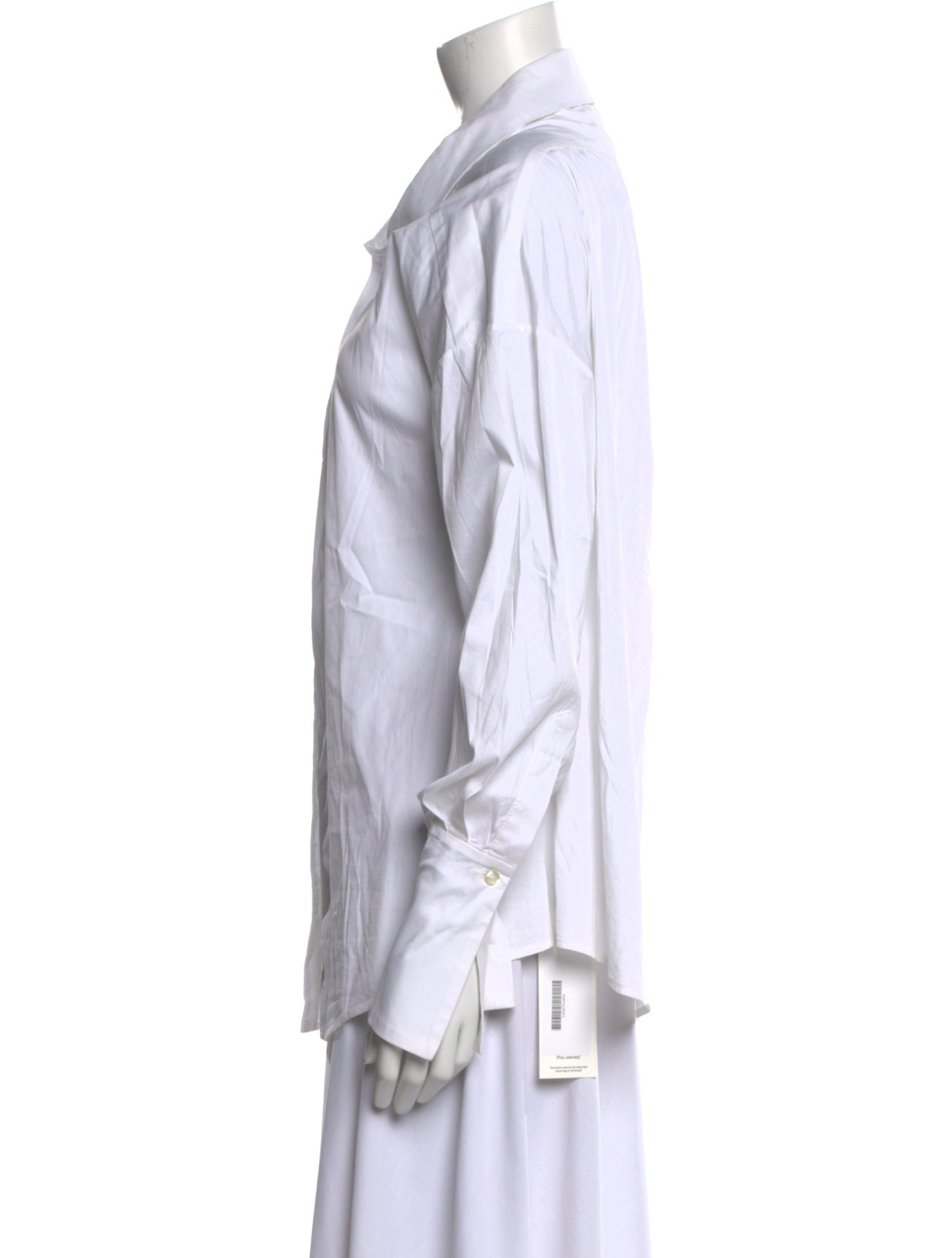 Caroline Constas Long Sleeve Button-Up Top