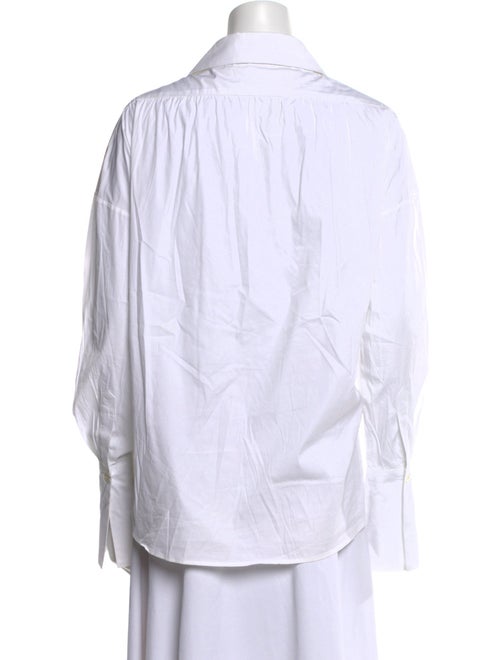 Caroline Constas Long Sleeve Button-Up Top