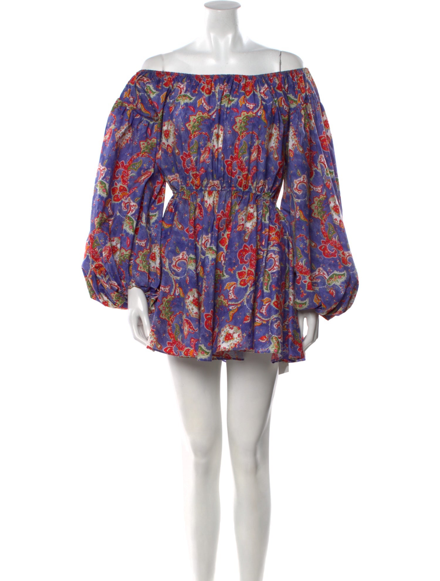 Caroline Constas Floral Print Mini Dress