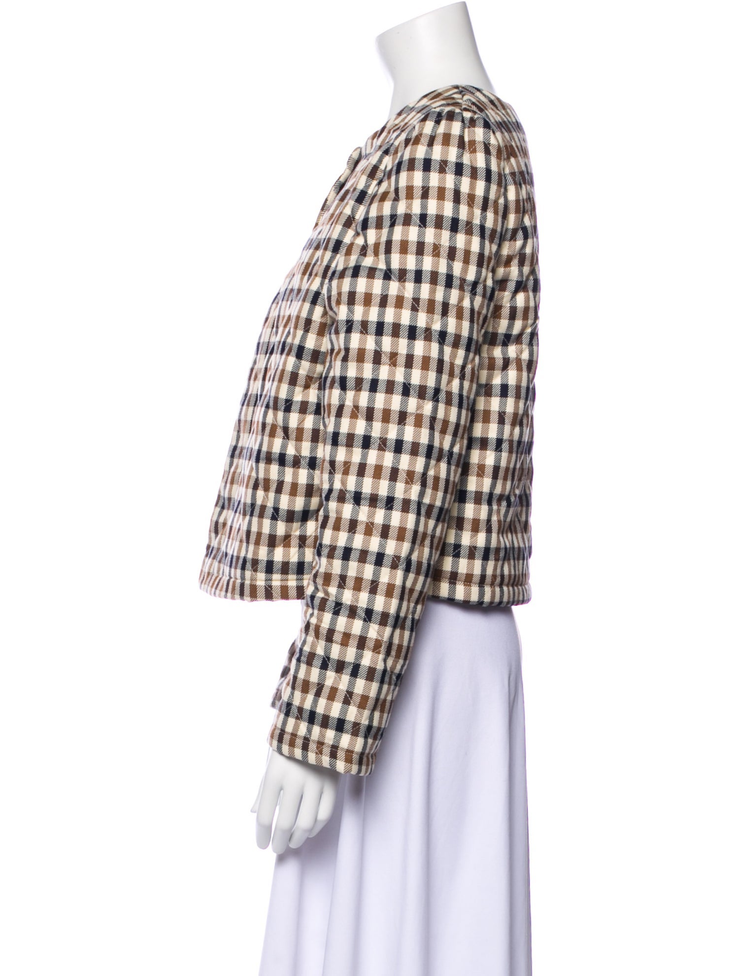 Caroline Constas Plaid Print Evening Jacket w/ Tags