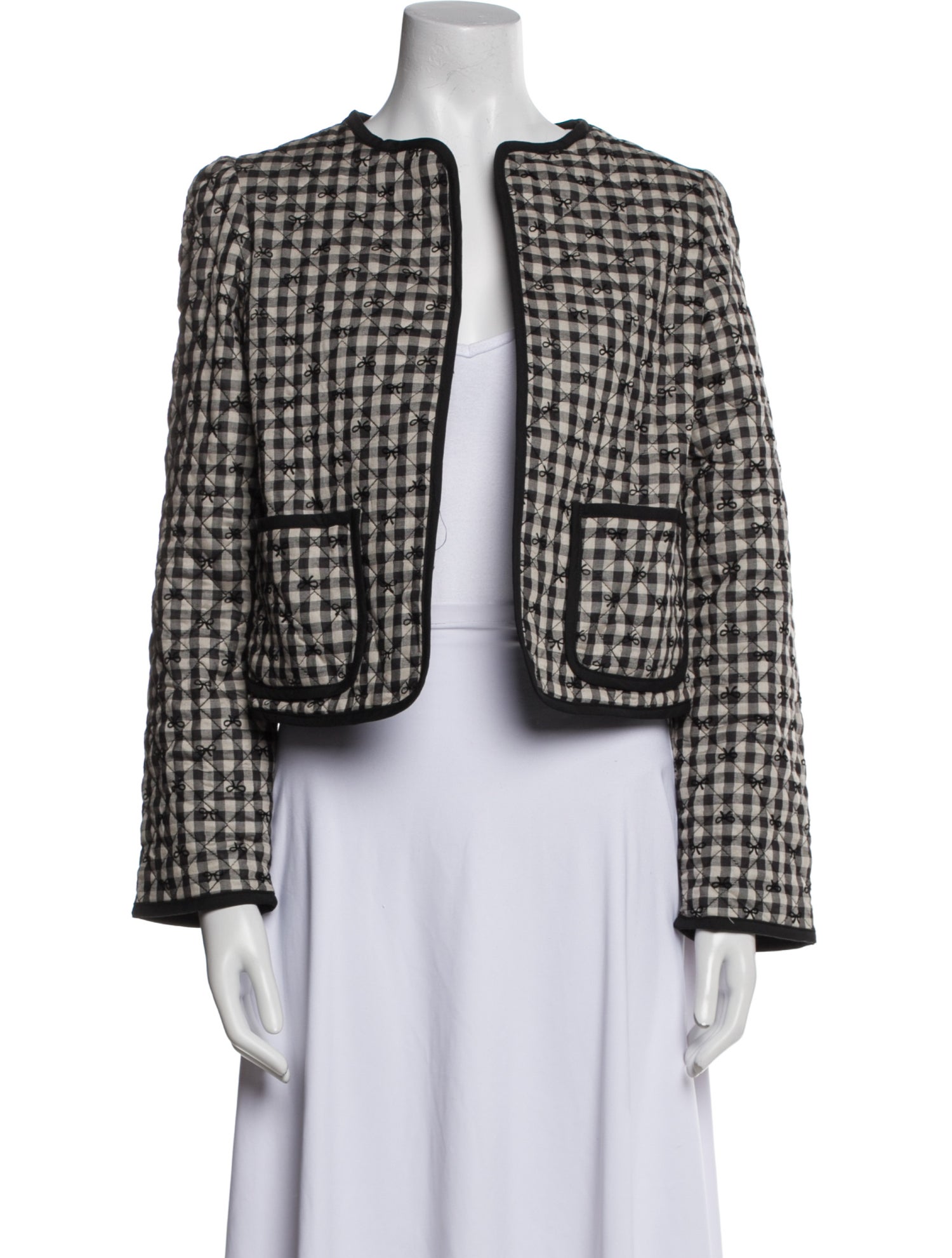 Caroline Constas Plaid Print Evening Jacket w/ Tags