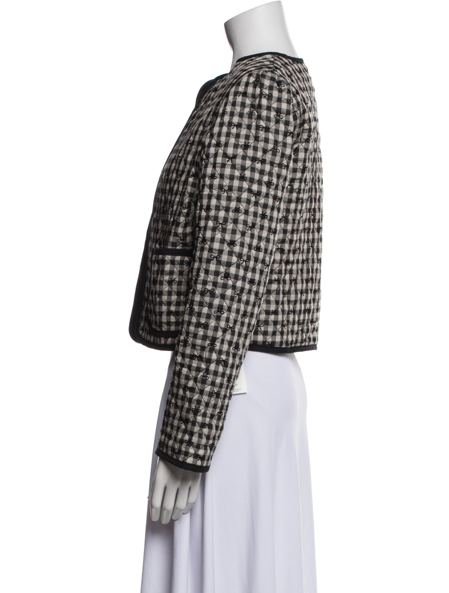 Caroline Constas Plaid Print Evening Jacket w/ Tags