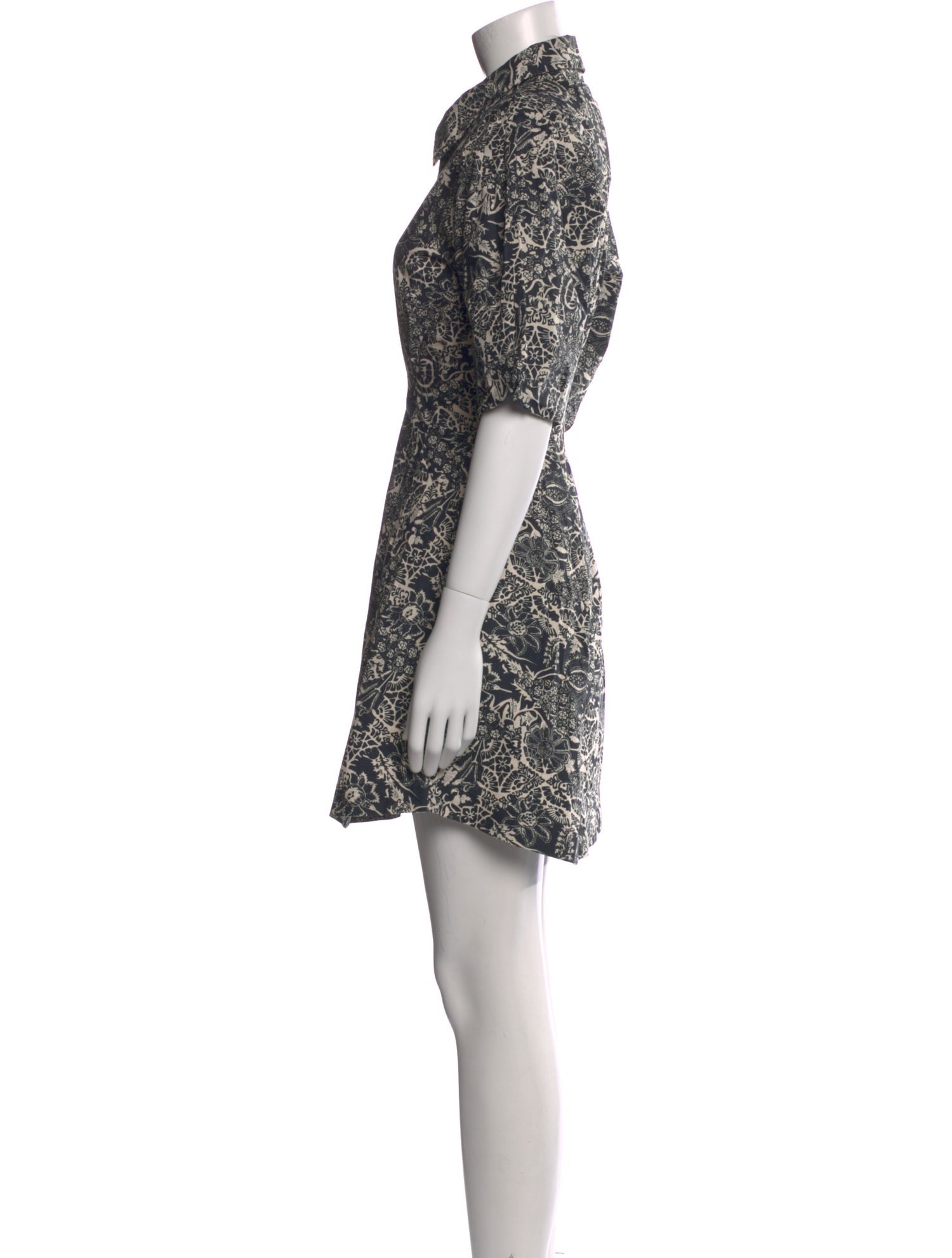 Caroline Constas Printed Mini Dress w/ Tags