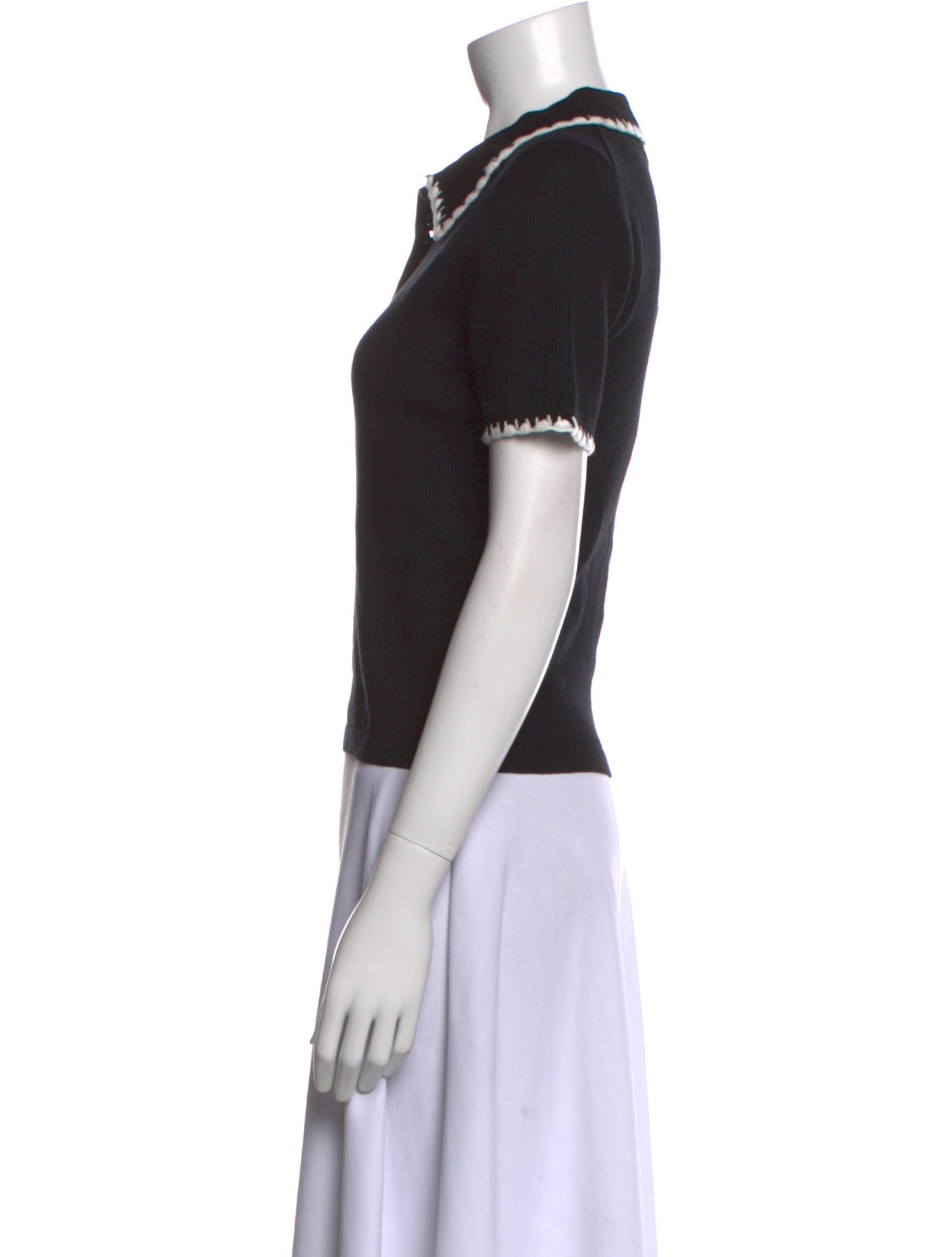 Caroline Constas Short Sleeve Polo