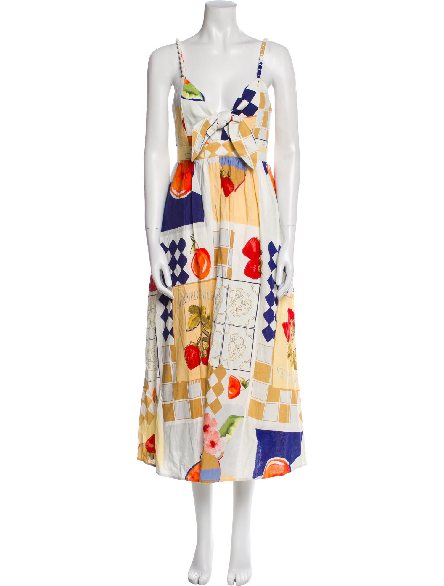 Caroline Constas Linen Long Dress w/ Tags