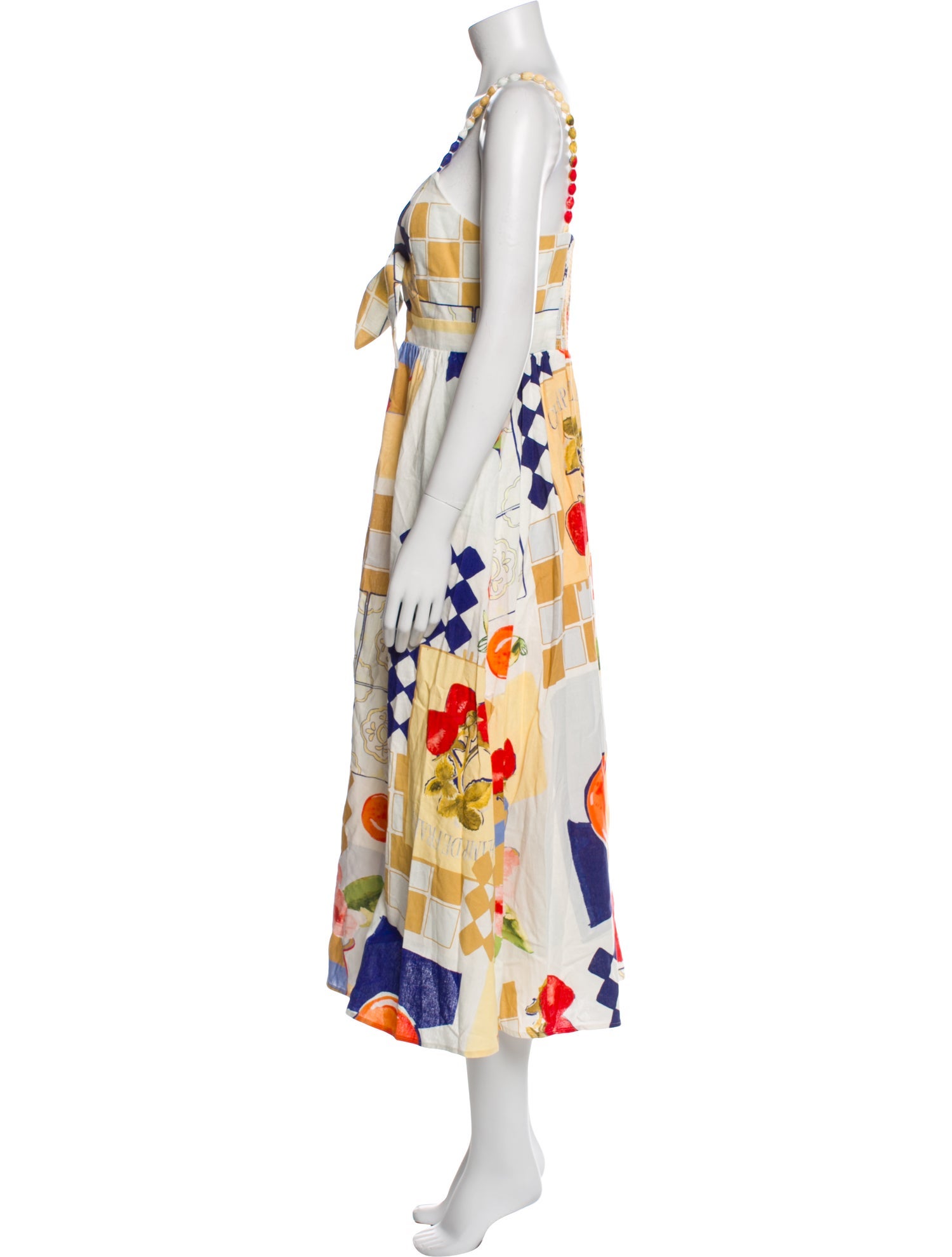 Caroline Constas Linen Long Dress w/ Tags