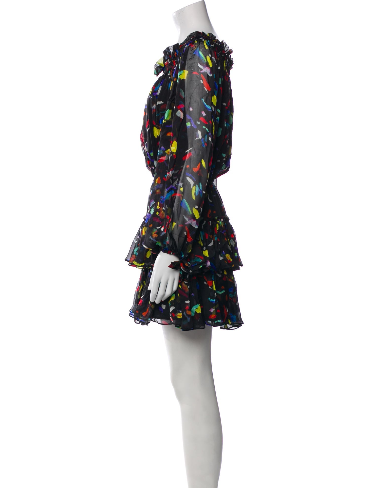 Caroline Constas Silk Mini Dress