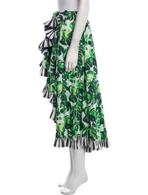 Caroline Constas Printed Knee-Length Skirt
