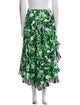 Caroline Constas Printed Knee-Length Skirt
