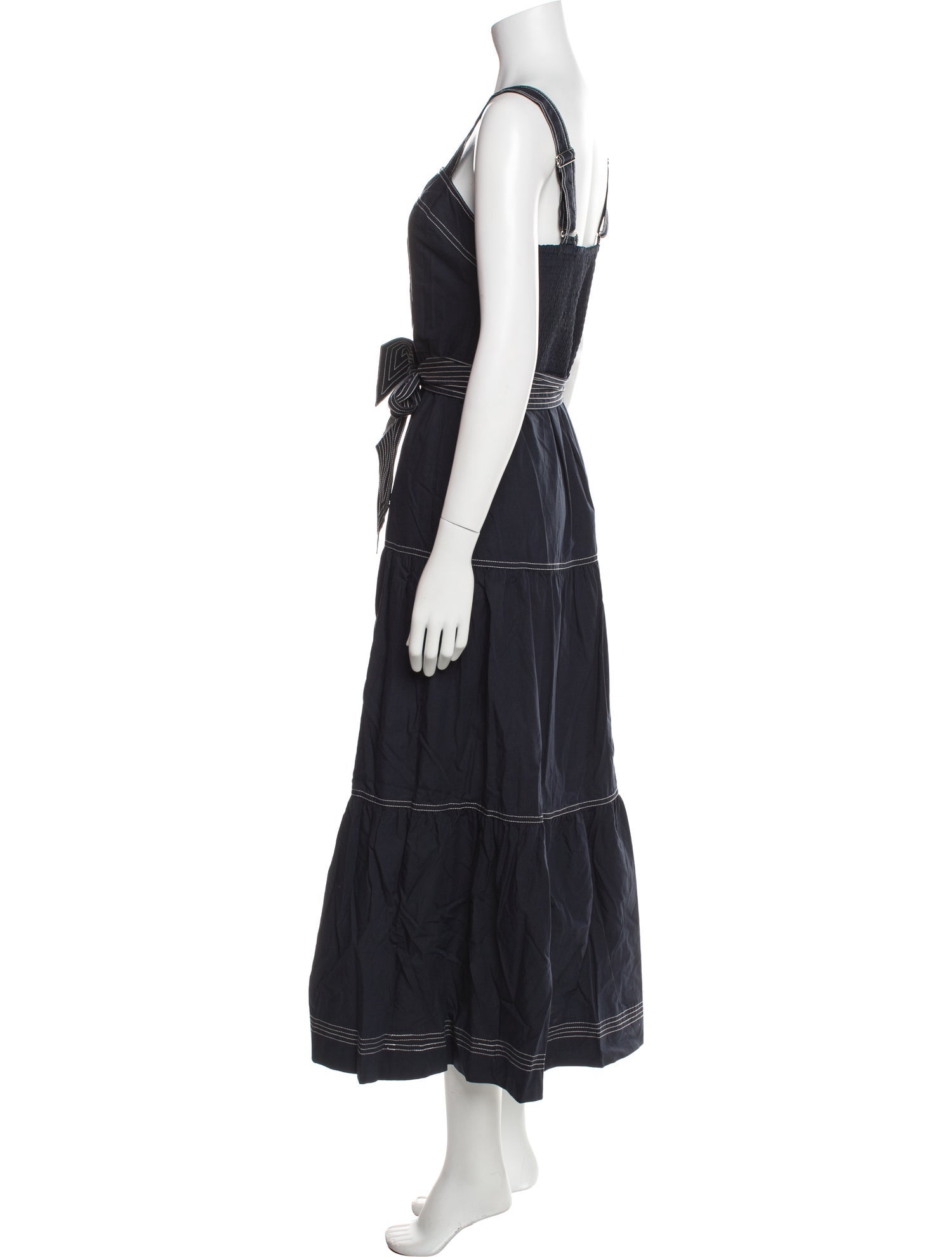 Caroline Constas Square Neckline Long Dress