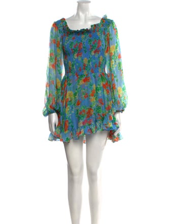 Caroline Constas Silk Mini Dress