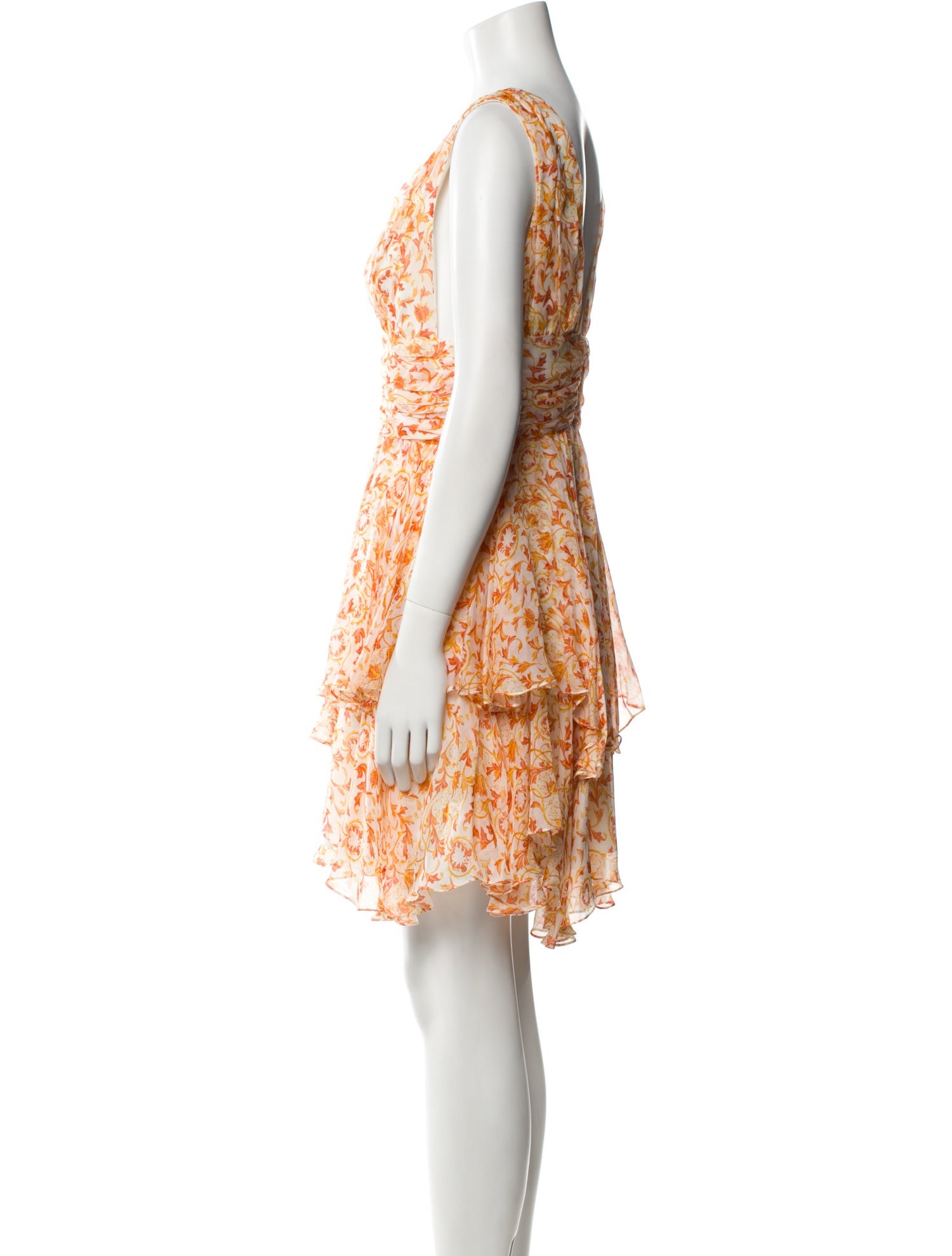 Caroline Constas Silk Mini Dress