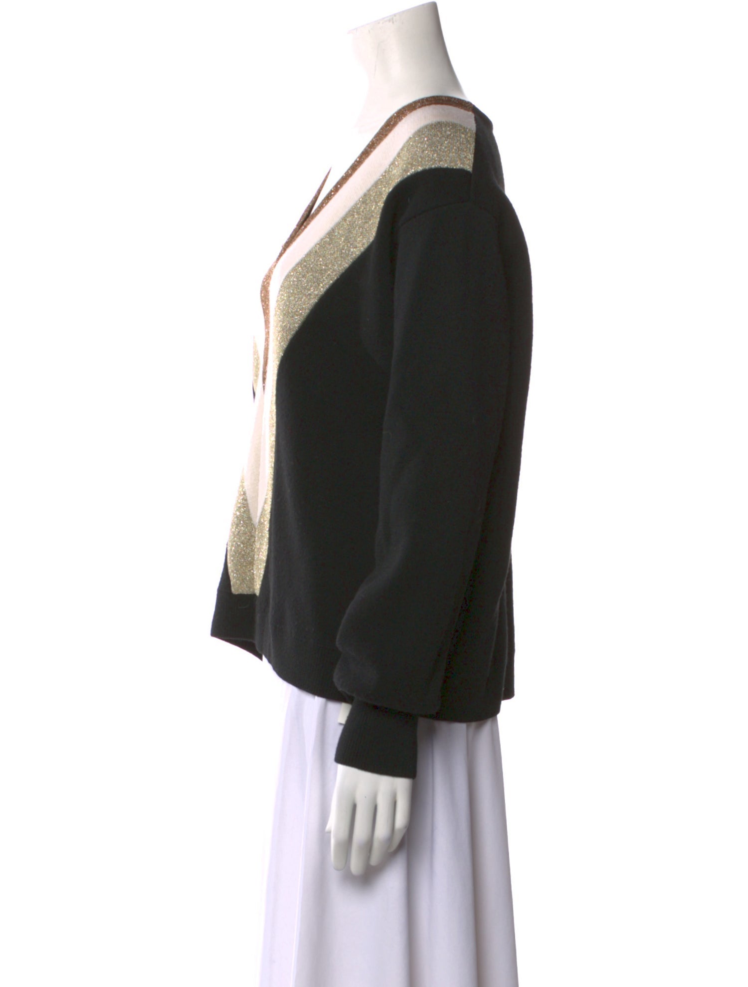 Caroline Constas Wool Striped Sweater