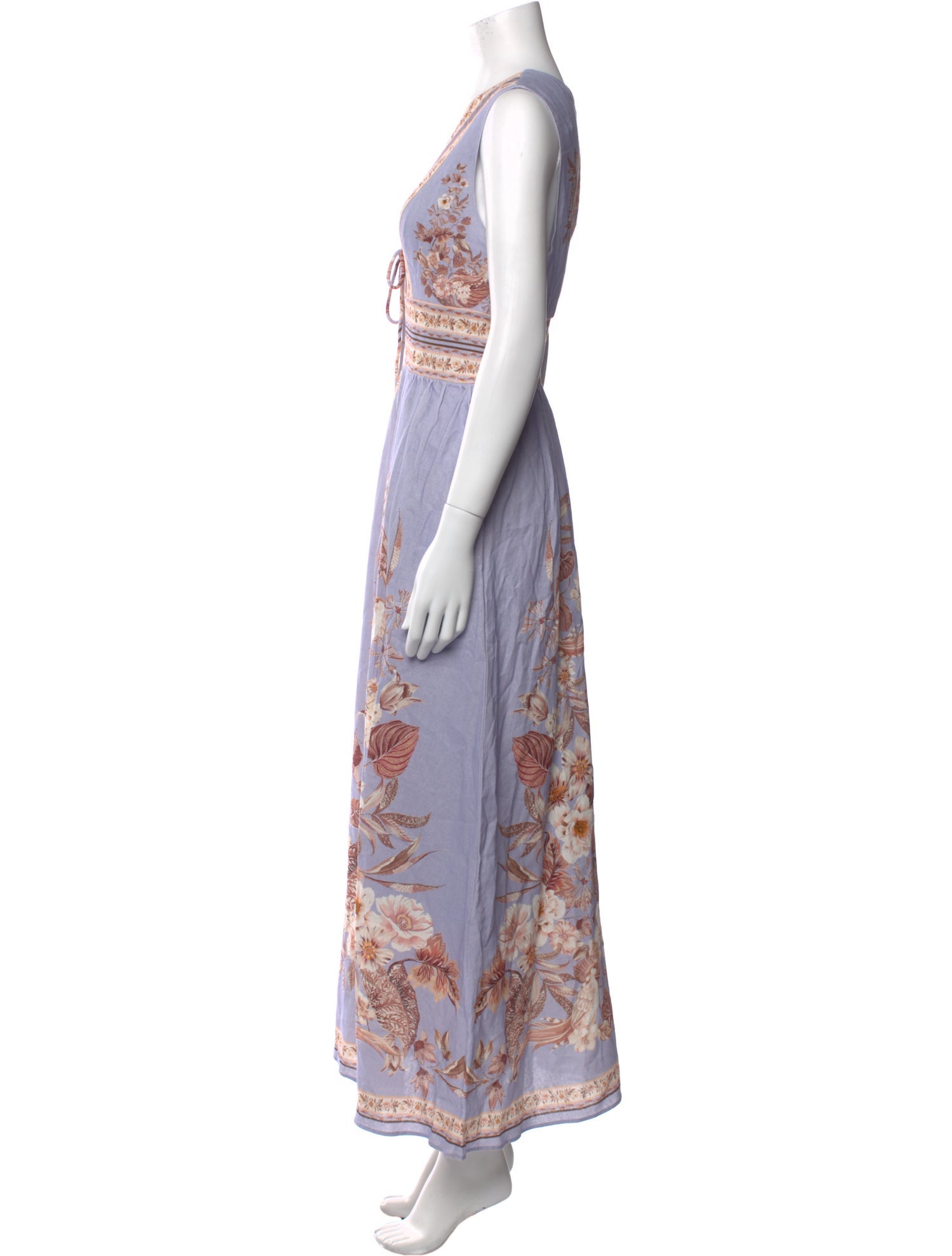 Caroline Constas Linen Long Dress w/ Tags