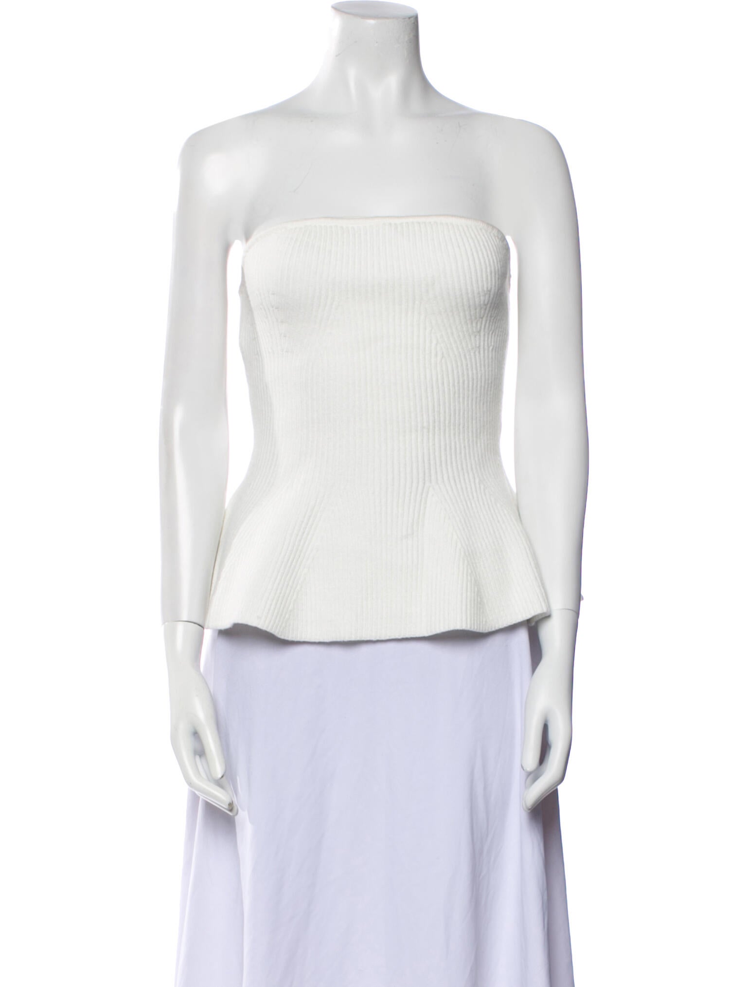 Caroline Constas Strapless Crop Top w/ Tags