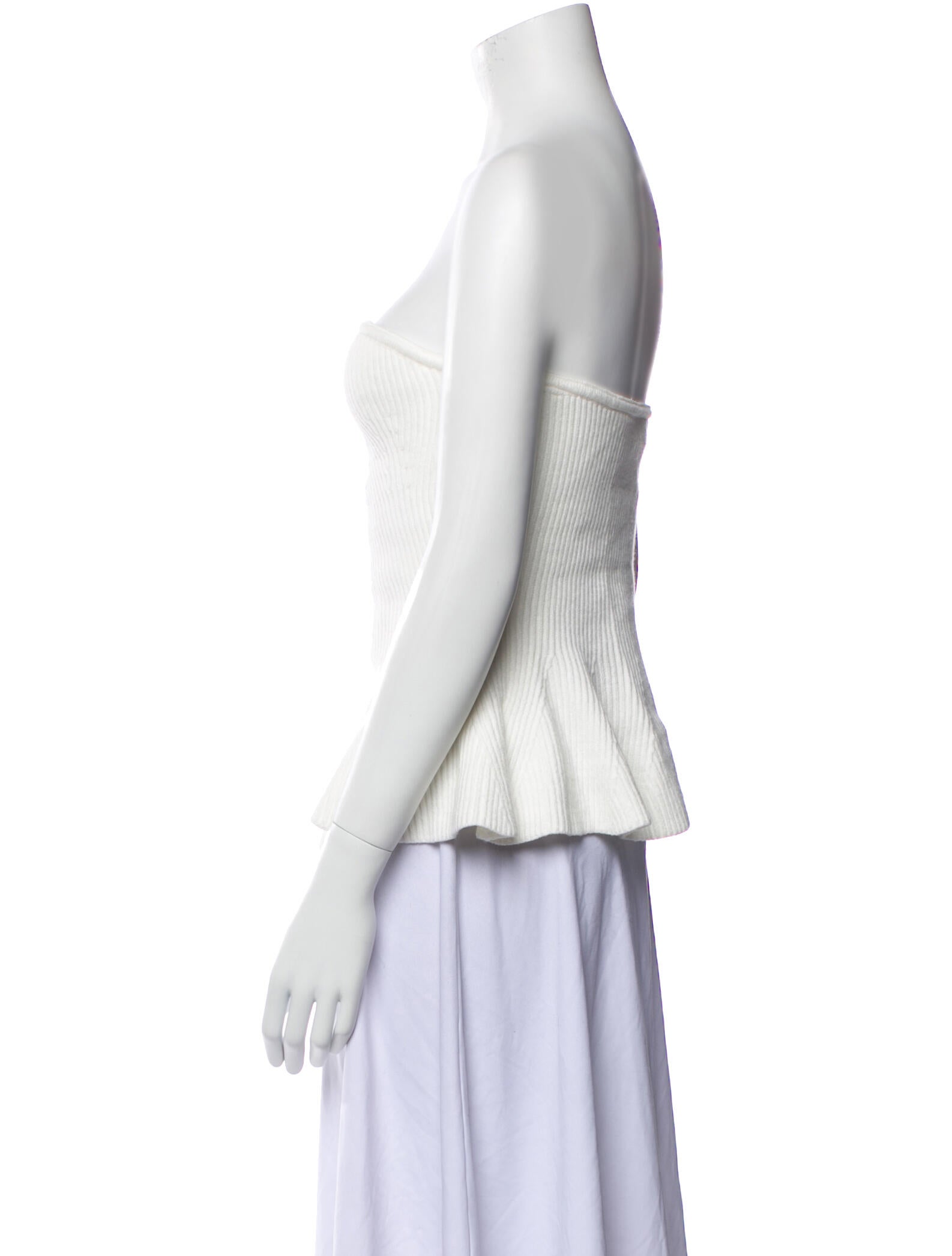 Caroline Constas Strapless Crop Top w/ Tags