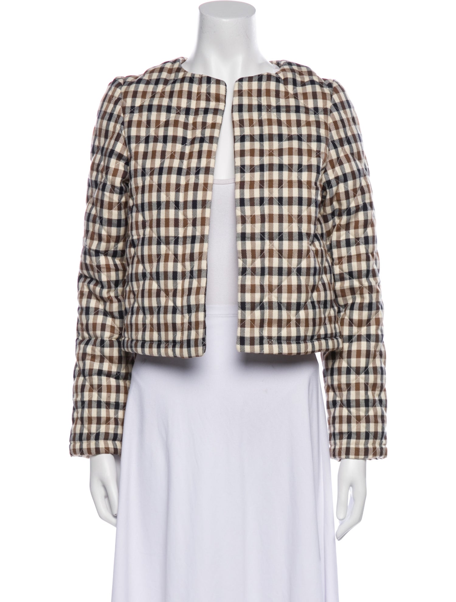 Caroline Constas Plaid Print Evening Jacket w/ Tags