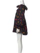 Caroline Constas Floral Print Mini Dress