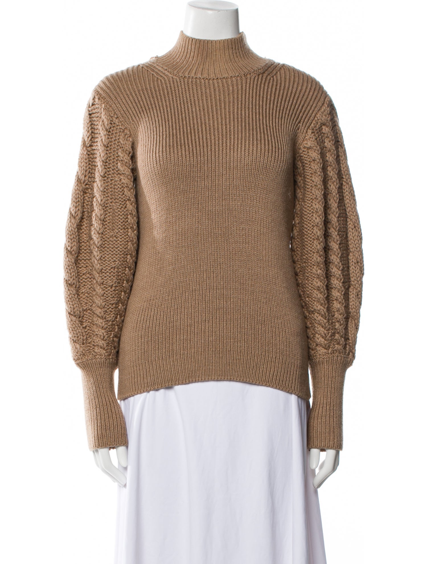 Caroline Constas Merino Wool Turtleneck Sweater