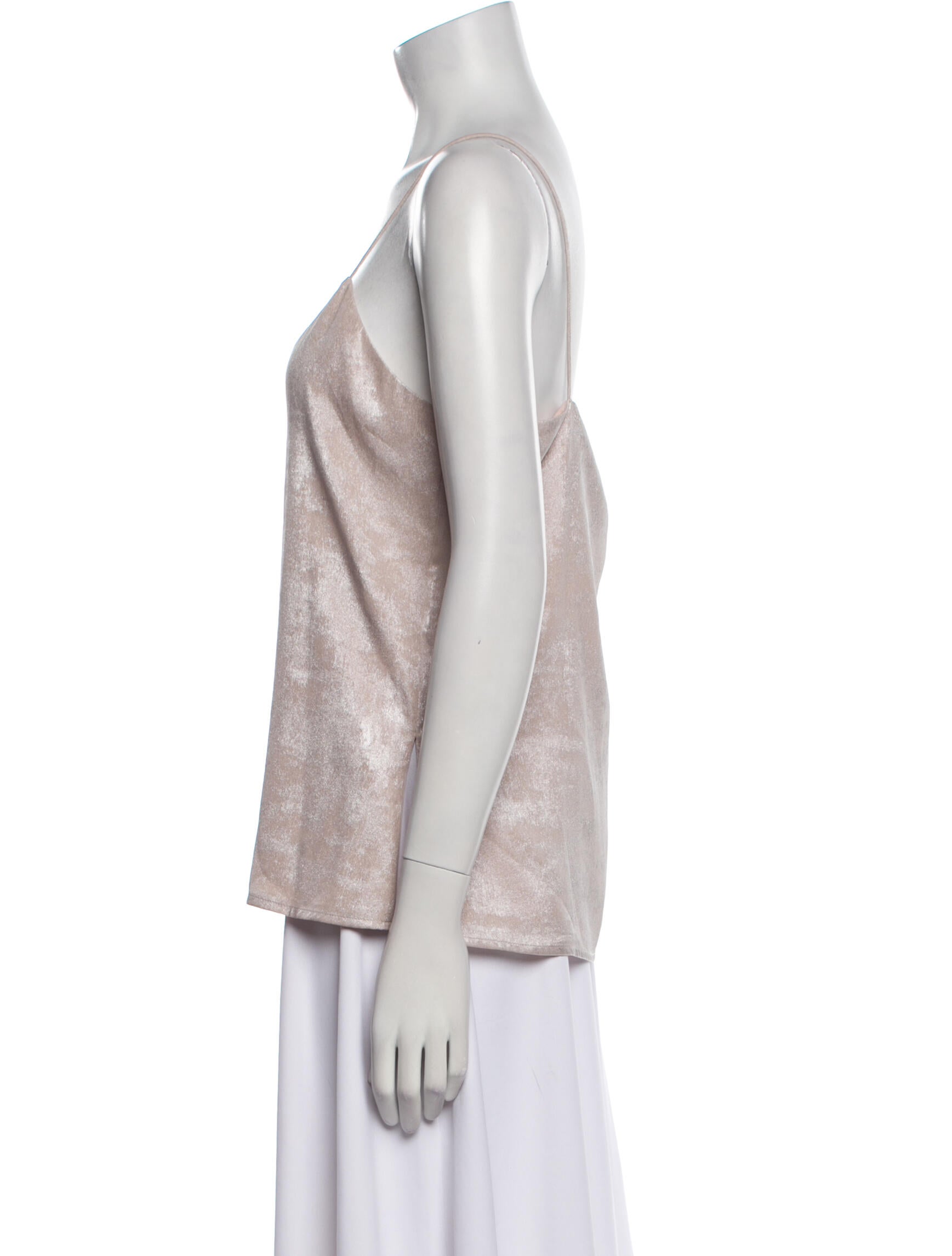 Caroline Constas V-Neck Sleeveless Top w/ Tags