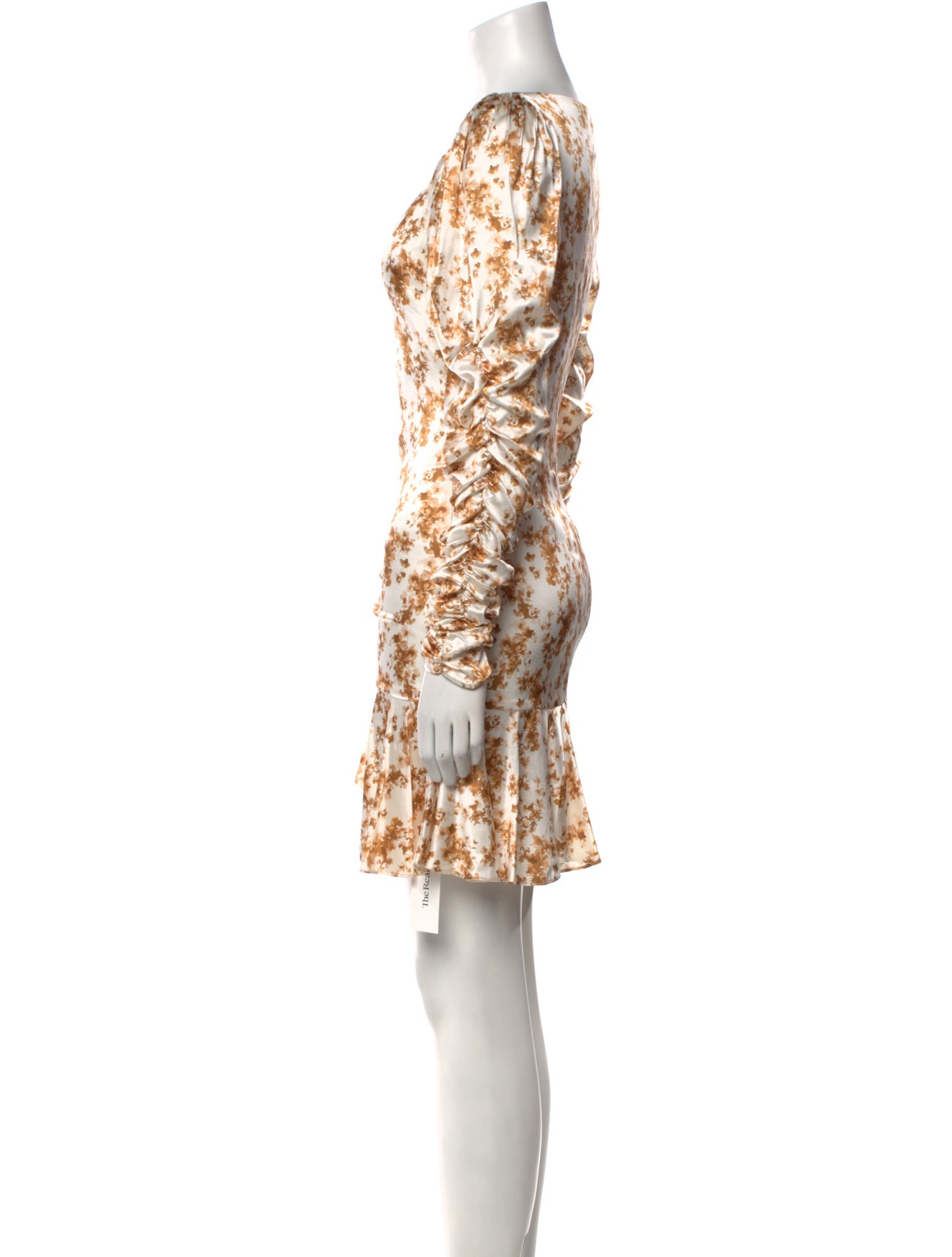 Caroline Constas Floral Print Mini Dress