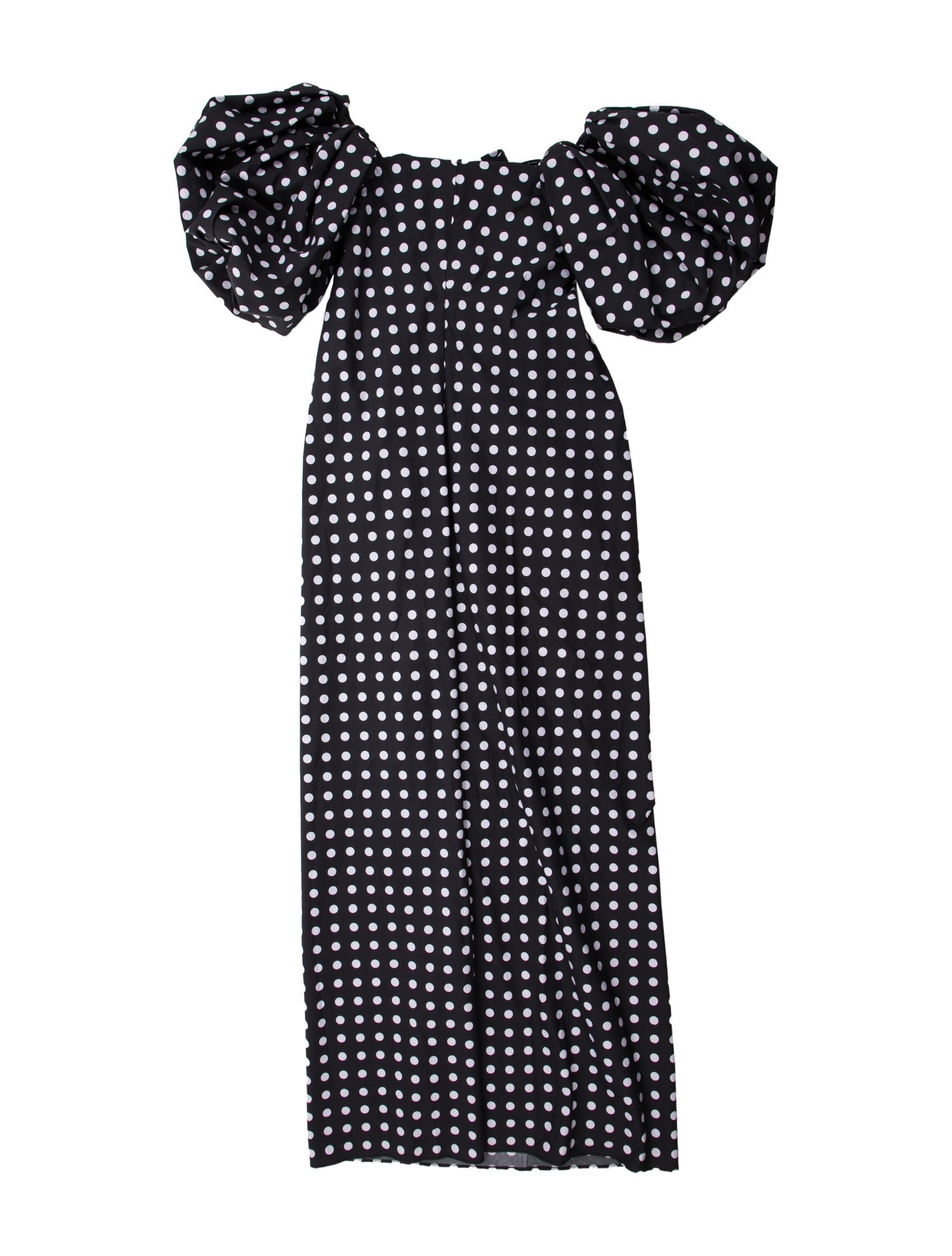 Caroline Constas Polka Dot Print Long Dress
