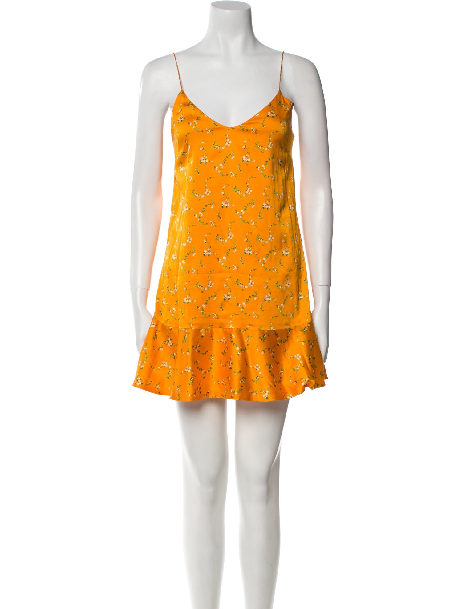 Caroline Constas Silk Mini Dress