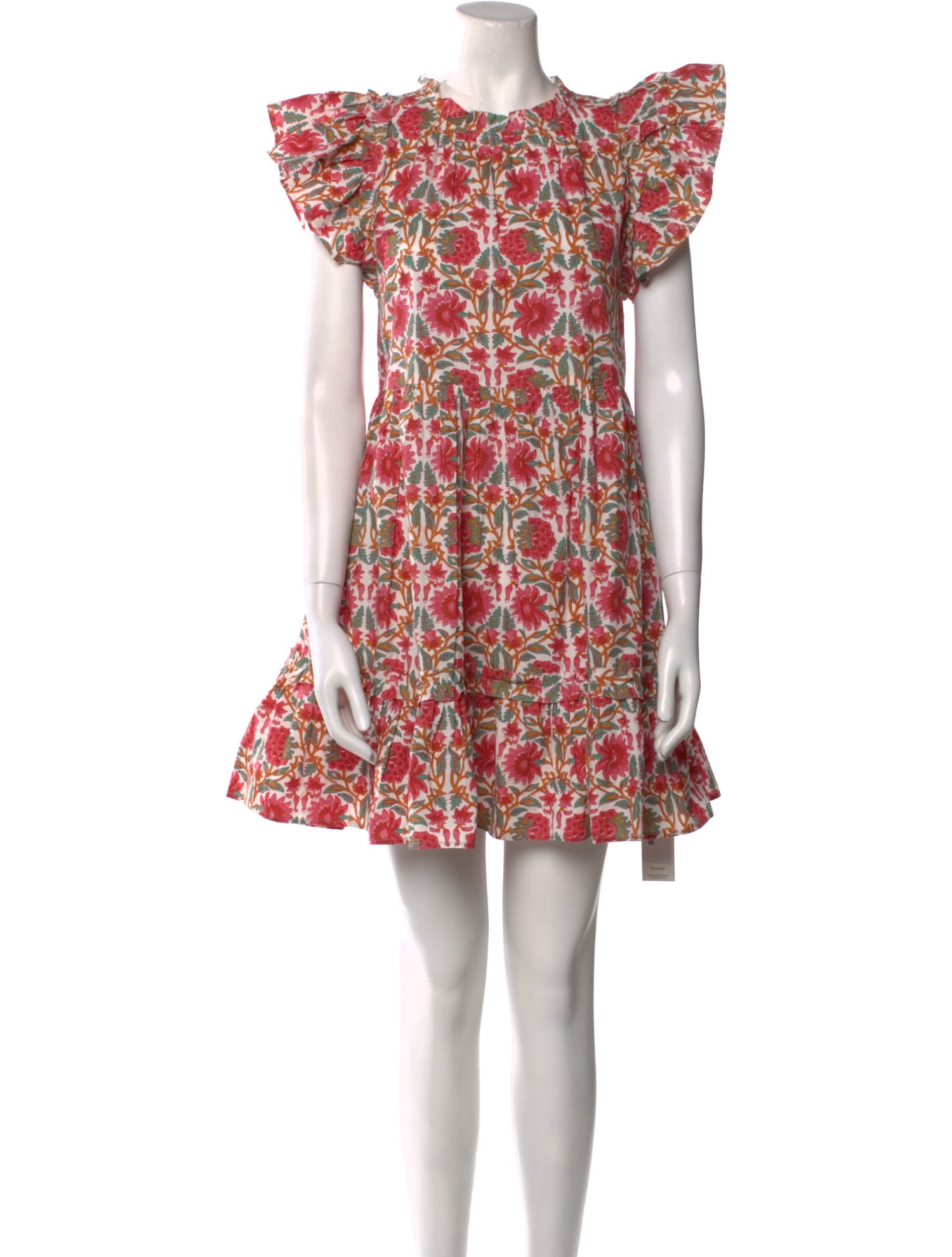 Caroline Constas Floral Print Mini Dress