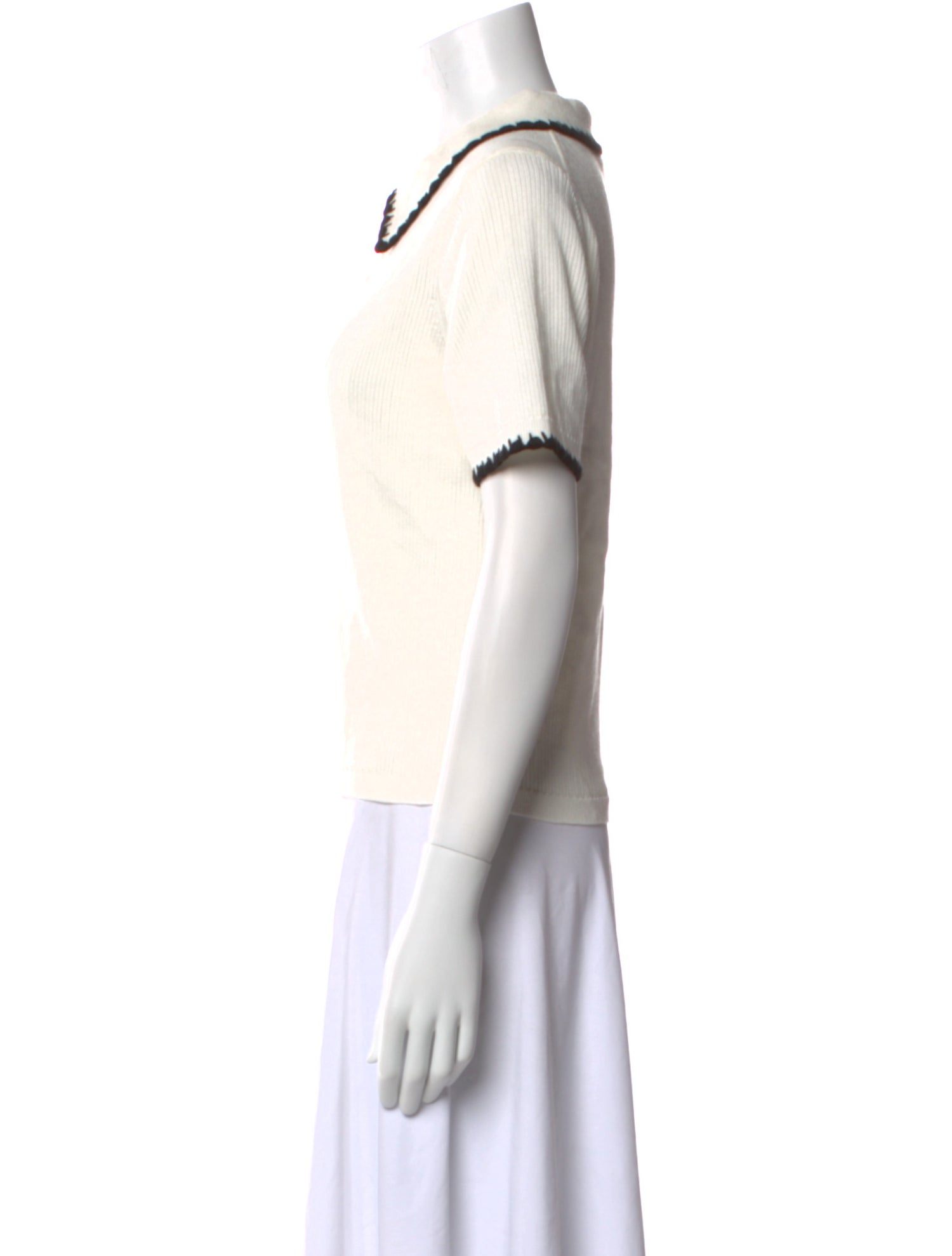 Caroline Constas Short Sleeve Polo