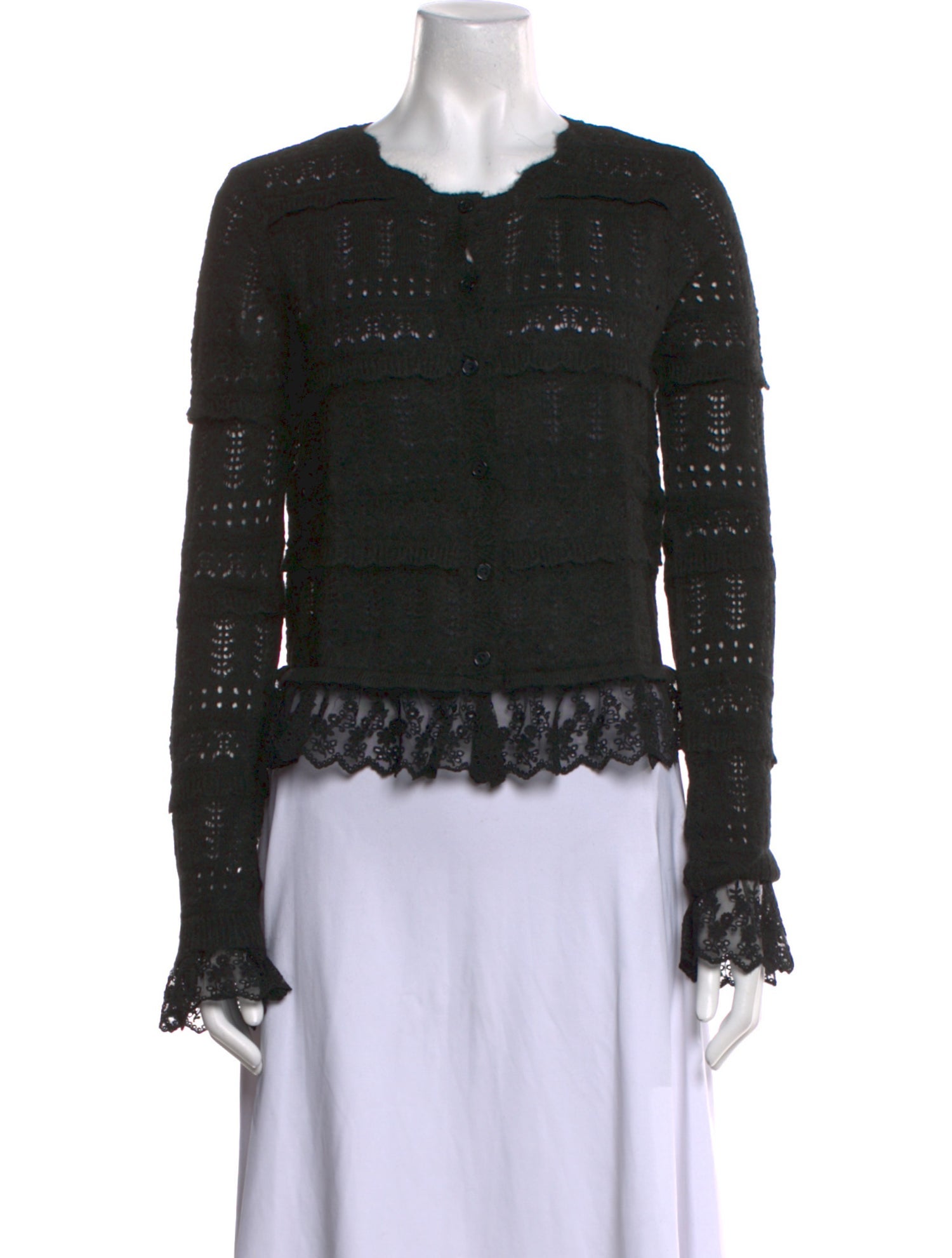 Caroline Constas Striped Scoop Neck Sweater